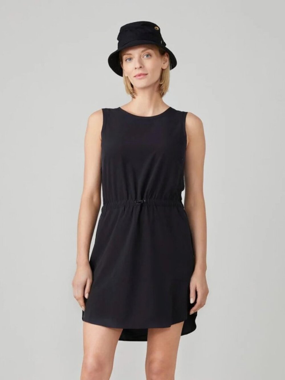 NWT Tilley Women's Tech Slk Tank Dress in Black Size Small